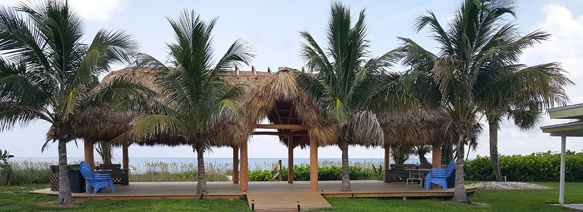 pavilion overlooking the Gulf of Mexico